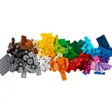 Rainbow of LEGO bricks.