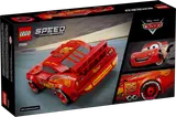 Back of Lightning McQueen box.