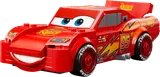 LEGO Lightning McQueen front view.