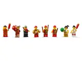 LEGO 80104 Lion Dance minifigures.
