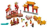 LEGO Lion Dance set 80104 elements displayed.