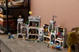 Opened castle on display in a home.
