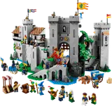 Front view of the LEGO Lion Knights' Castle set.