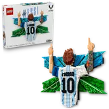 LEGO Messi set box and model.