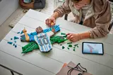 Building LEGO Messi model.
