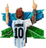 LEGO Lionel Messi celebration build.