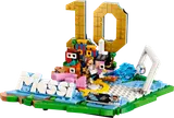 Messi LEGO set with golden '10'.