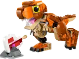 LEGO Little Eatie T. rex model with bone accessory.