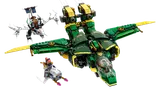 Ninjago jet mode in flight.