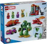Back of LEGO Marvel 11211 box.