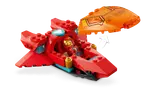 Iron Man jet with open cockpit.