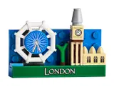 London Magnet Build close-up with iconic landmarks.