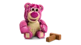 Lotso sitting, mallet disassembled.