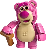 Lotso Huggin' Bear brick figure.
