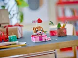 LEGO Love Gift Box displayed on a desk.