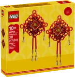 LEGO 40756 Lucky Knots box with set details.