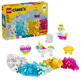 Box art and all transparent bricks.