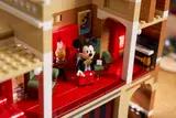 Mickey Mouse in a LEGO room.