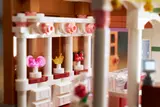 LEGO merchandise display close-up.