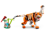 Majestic Tiger posed dynamically