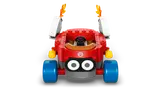 Front view of Baby Mario's kart.