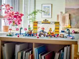 Mario Kart set on display.