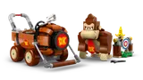 Donkey Kong figure, kart, and target displayed separately.