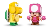Brick-built Koopa Troopa and Toadette.