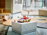 Shy Guy kart on display box.