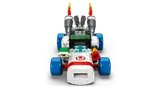 Front view of the LEGO race kart.