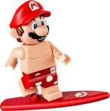 Mario catching a wave.