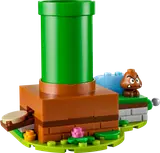 Detailed view of the Super Mario level without Mario.