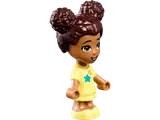 LEGO Friends child minifigure with buns and star shirt.
