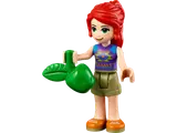 LEGO Friends adult minifigure with leaf accessory.