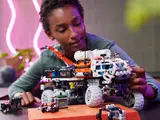Person with Rover, front.