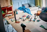 Complete LEGO Mars Mission base set on a table.