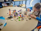 Disassembled LEGO Mars Space Base components.