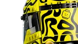 Helmet side detail