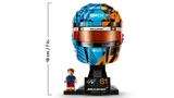 Helmet model with height measurement.
