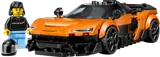 McLaren W1 race car with minifigure.