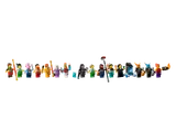 Complete cast of Monkie Kid minifigures.