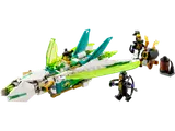 Mei's Dragon Jet in flight against Shadow Demons.
