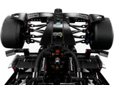 Close-up F1 W14 E Performance front suspension.