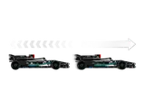 LEGO F1 car pull-back action.