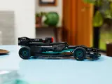 LEGO F1 car on table.