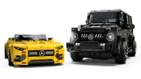 LEGO AMG G 63 and SL 63 front view.