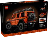 Back of LEGO Technic G 500 product box.