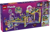 Back of LEGO Friends Mermaid Roller Coaster box.
