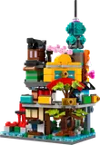 LEGO Micro NINJAGO City Gardens build detail.