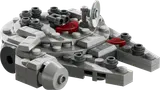 Micro LEGO Millennium Falcon with detailed greebling.